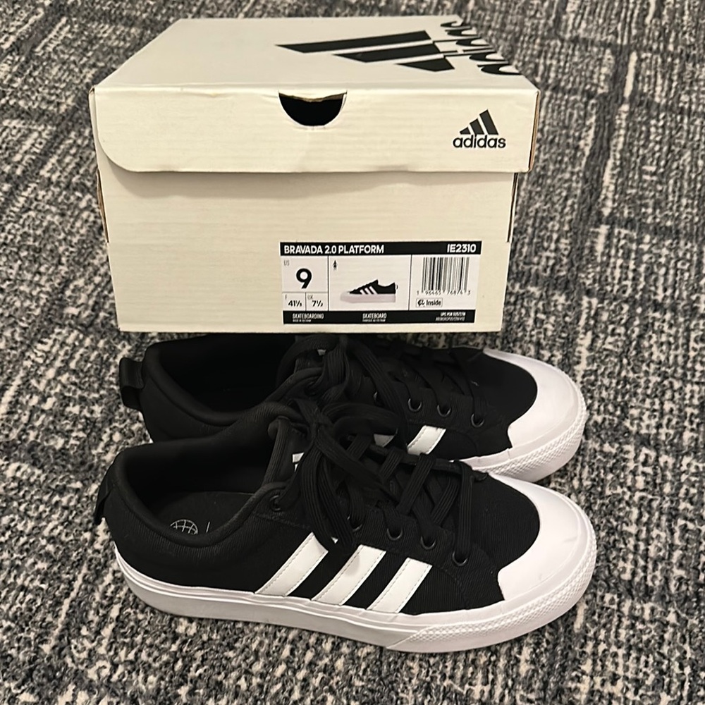 Adidas Braida 2.0 Black and White Sneakers